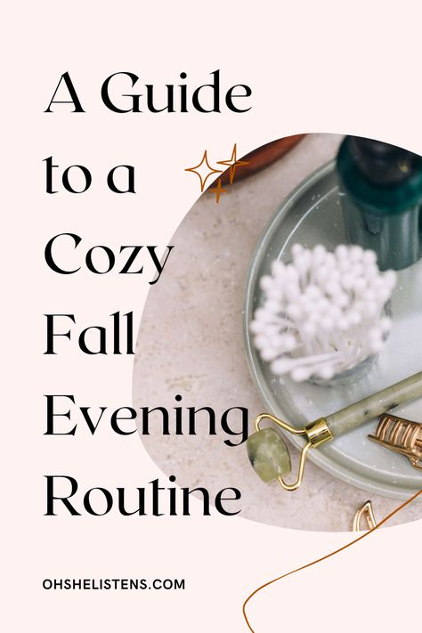 Fall Evening Routine, Autumn Routine, Fall Night Routine, Autumn Playlist, Mindful Journaling, Fall Morning Routine, Gratitude Prompts, Evening Rituals, Fall Evening