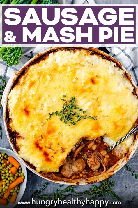 Mustard Mash, Sausage And Mash, Cooking Tricks, Sausage Dishes, Sausage Rolls, How To Cook Sausage, Master Chef, Batch Cooking, Pork Dishes