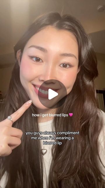 hannah cho 🐰☆ on Instagram: "blurred lip tutorial <3 so unlike me esp because i like glossy lips but these are such a vibe 🤭🩷 products: @makeupforever lip liner @peripera_official @periperaofficialusa ink velvet lippies #lipproducts #liptint #makeuptutorial" Hannah Cho, Ink Velvet, Lip Tutorial, Glossy Lips, Lip Tint, Lip Liner, Blur, Makeup Tutorial, Lips