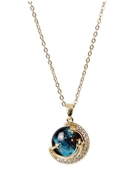 PRICES MAY VARY. Title: MFY Unisex Luminous Starry Sky Fantasy Galaxy Pendant Necklace Two Sides Art Picture Cabochon Astronomy Solar System Star Beautiful Necklace Lover Gift. Product Type: Departments > Boys > Jewelry > Necklaces Simple Star Necklace, Mira Necklace, Fantasy Jewelry Necklace, Storm Jewelry, Dragon Romance, Astronomy Necklace, Space Accessories, Magical Pendant, Fantasy Jewelry Magic