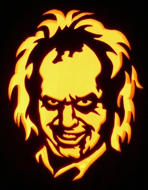 NEW FOR 2024 Look no further for the highest quality, most reasonably priced carved foam pumpkins on the internet. This Beetlejuice is hand-carved on a 12" foam pumpkin that will last for years. WOW your neighbors with this unique jack-o-lantern for Halloween decorating. Comes with an LED push light and a light with chord, and orange and clear bulbs and FREE shipping. Other themes/patterns are available, including custom logos for your business. Pattern by stoneykins.com You can take a look at more of my carves at Ken's Pumpkin Patch on Pinterest. Scary Disney Pumpkin Carving, Horror Movie Jack O Lantern, Tim Burton Jack O Lantern, Beatle Juice Pumpkin Carving, Slimer Pumpkin Carving, Painted Scary Pumpkins, Pumkin Carving Beetlejuice, Little Shop Of Horrors Pumpkin Carving, Jack O Lantern Patterns Templates