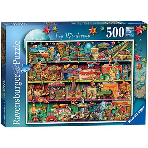 Ravensburger The Sweet Shop 500pc Jigsaw Puzzle: Amazon.co.uk: Toys & Games Aimee Stewart Puzzles, Aimee Stewart, World Puzzle, Disney Puzzles, Math Stem, Ravensburger Puzzle, Puzzle Shop, 500 Piece Jigsaw Puzzles, Jigsaws