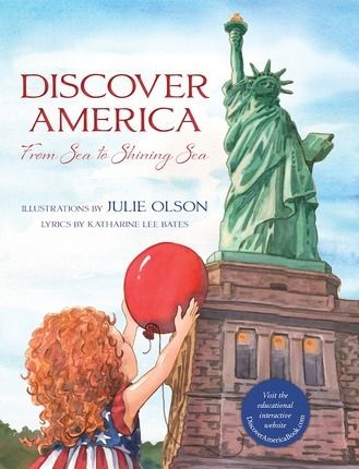 From Sea To Shining Sea, Childrens Books Activities, Fhe Lessons, America Independence Day, Sea Illustration, Sea To Shining Sea, Red Balloon, Book Inspiration, State Art