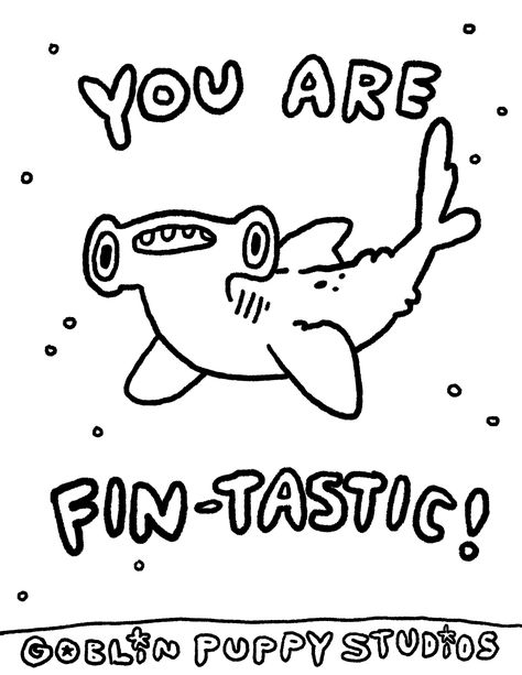 kawaii hammerhead shark week summer coloring page Coloring Pages Shark, Puppy Coloring Pages, Summer Coloring, Shark Coloring Pages, Summer Coloring Pages, Hammerhead Shark, Cute Shark, Shark Week, Whale Shark