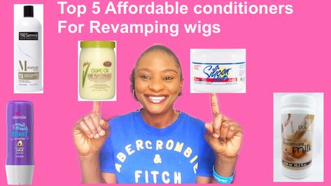 Top 5 conditioners you need specifically for revamping your human hair wigs/extentions and all types of hairs Types Of Hairs, Hair Wigs, Human Hair Wigs, Human Hair, Wigs, Bundles, Human, Hair, Quick Saves