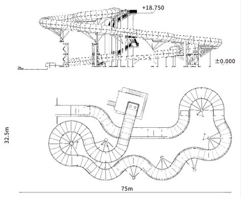 Product Number: GFS001 Color: Customized Dimension: 75m x 32.5m Height: 18m Width of Chute: 3.5m Power: 74kW Maximum Capacity: 450 persons/h Play Mode: 4-person Raft Inflatable Rafts, Planet Coaster, Landscape Plan, Indoor Playground, Castle Rock, Water Slides, Roller Coaster, Top View, Rafting