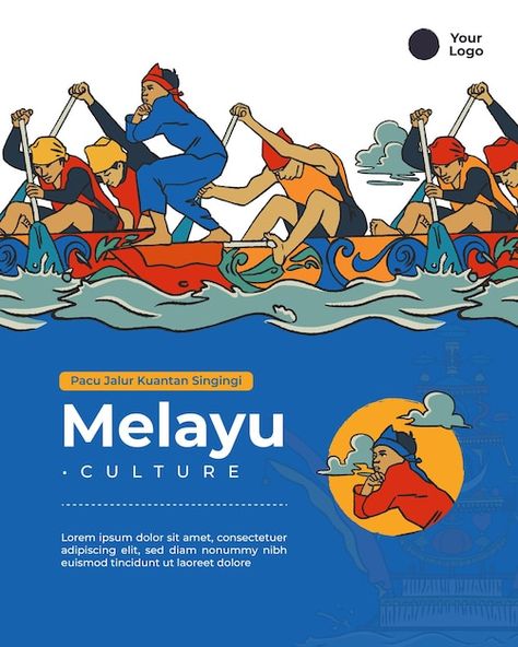 Folk Culture, Boat Racing, Vector Animation, Graphic Design Style, Kuantan, Speed Boat, Boat Race, Buddha Image, Design Tools