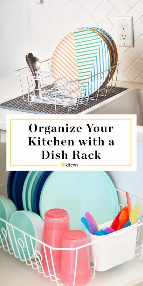 Small Kitchen Organization Diy, Organizing Small Spaces Bedroom, Dish Cabinet, Plate Organizer, Dishwasher Pods, Declutter Home, Small Bathroom Organization, Small Kitchen Organization, Dish Storage