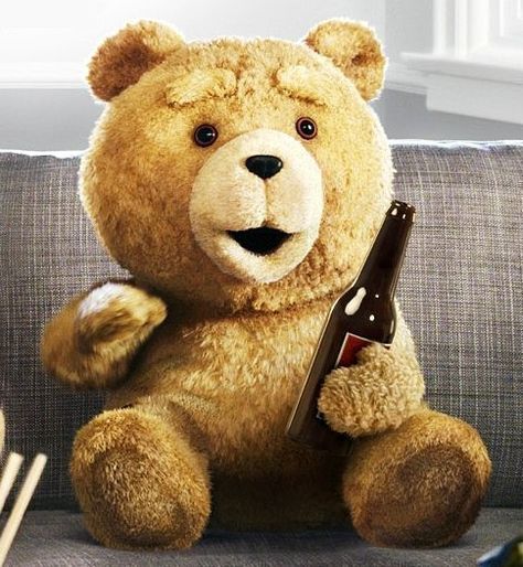 drinking Ted Bear Movie, Ted Movie, Thunder Buddy, Ted Bear, Go Pats, New England Patriots Football, Beautiful Wallpapers For Iphone, Cute Bunny Cartoon, Bear Theme