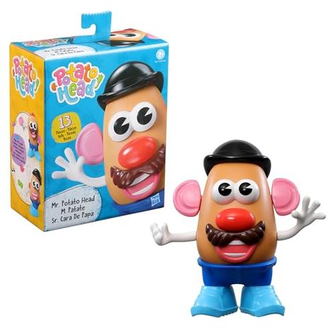 Oferta: Potato Head Mr. Potato Head - Brinquedo infantil com 13 peças, para crianças a partir dos 2 anos Mr Potato Head Toy, Purple Jeep, Doll Garden, Mr Potato Head, Mr Potato, Potato Heads, Potato Head, Mattel Hot Wheels, Rubik's Cube