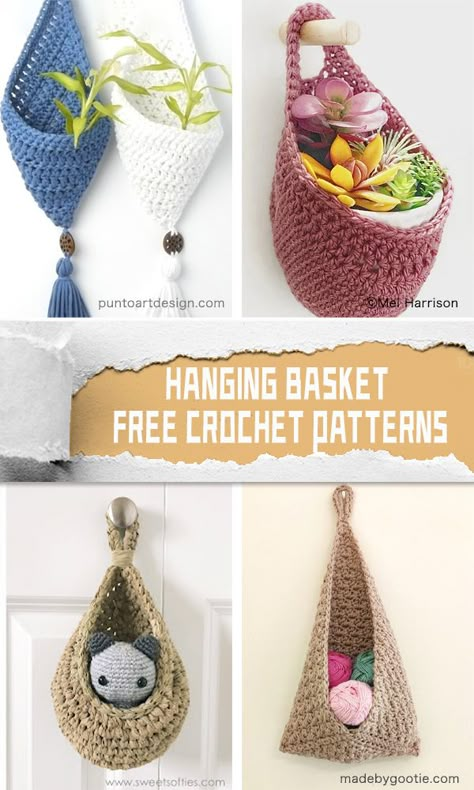 Easy crochet basket pattern