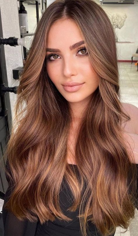 Dark Caramel Hair Color, Chestnut Brown Hair Color, Dark Caramel Hair, Caramel Hair Color, Hair Color Brown Chestnut, Caramel Brown Hair, Chestnut Brown Hair, Rambut Brunette, Dark Blonde Hair Color