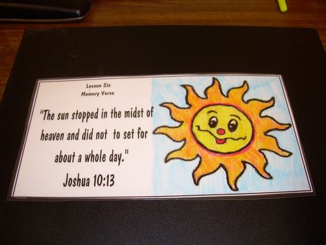 Hands On Bible Teacher: Joshua, The Day the Sun Stood Still Bible Class Activities, Attendance Chart, Memory Verses, Bible Activities For Kids, Bible Story Crafts, Bible Teacher, The Wednesday, Sunday School Kids, Bible Ideas