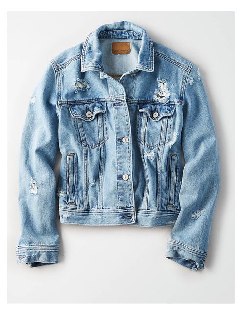 American Eagle Jeans Outfit, Baby Shopping, Black Jean Jacket, Women Fashion Edgy, Classic Denim Jacket, Post Baby, Blue Jean Jacket, Fame Dr, Cute Jackets