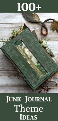 Junk Journal Theme List, Scrapbook Themes Ideas, Journaling Theme Ideas, Ideas For Junk Journals, Art Journal Theme Ideas, Words For Junk Journals, Goblincore Journal Ideas, Junk Journal Prompt List, Themed Junk Journal Ideas