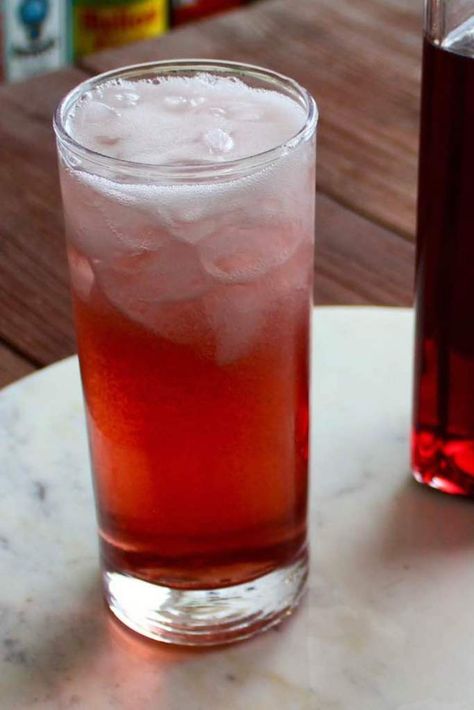 Cherry Phosphate Soda Cherry Phosphate Recipe, Phosphate Soda, Cherry Cream Soda, Cocktail App, Old Fashioned Cherries, Soft Drinks Recipes, American Cocktails, Cherry Syrup, Cherry Bark