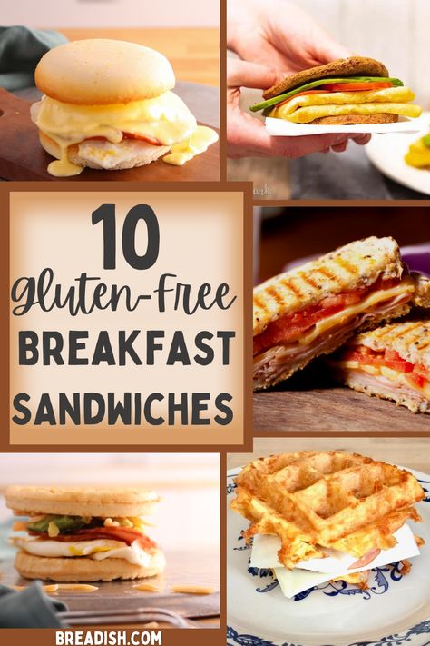 Gluten Free Breakfast Wraps, Gluten Free Breakfast Meal Prep, Paleo Breakfast Sandwich, Gluten Free Breakfast Sandwich, Creative Breakfast Recipes, Work Breakfast, Gluten Free Dairy Free Breakfast, Healthy Breakfast Sandwich, Gluten Free Sandwiches