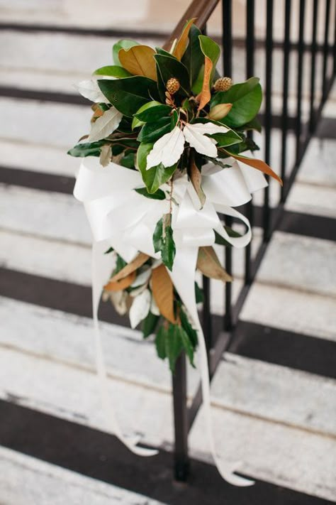 Magnolia Wedding Bouquet, Magnolias Wedding Bouquet, Pew Markers, Wedding Flower Guide, Fresh Wedding Flowers, Magnolia Wedding, Flower Cottage, Lowcountry Wedding, Flower Guide