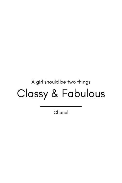 Chanel Print Supplements For Women, Classy And Fabulous, Positive Words, Woman Quotes, A Girl, Quotes, Art