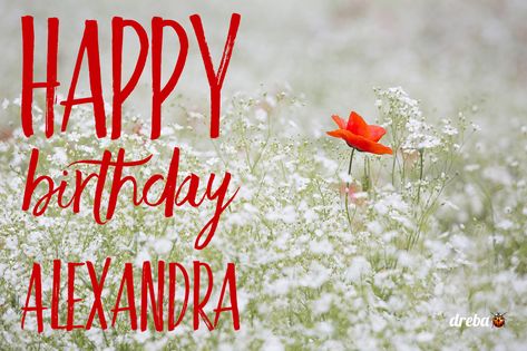 Happy birthday Alexandra Happy Birthday Alexandra, Happy Birthdays, Birthday Name, Happy Birthday Images, Birthday Images, Happy Birthday, I Hope, Neon Signs, Birthday