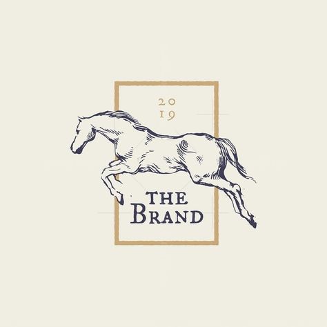 Horse Jumping Illustration, Jumping Horse Logo, Horse Designs Art, Hand Drawn Logos, Horse Logo Inspiration, Horse Logo Design Ideas, Horse Farm Logo, Horse Graphic Design, Graphic Design Inspiration Logo