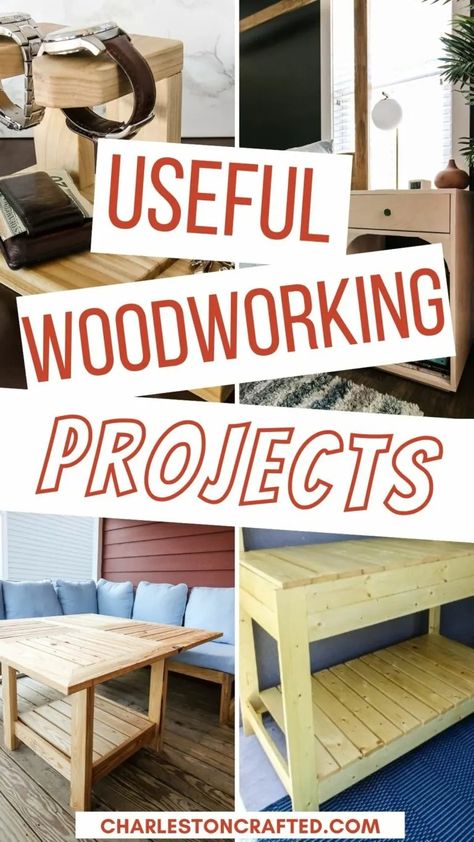 22 useful woodworking projects Intermediate Woodworking Projects, Restauration Hardware, Woodworking Project Ideas, Woodworking Project Plans, Small Woodworking Projects, Wood Working Gifts, Beginner Woodworking Projects, Woodworking Project, Diy Wood Projects Furniture