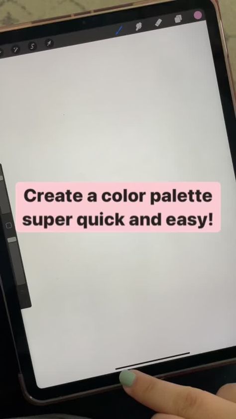 How To Make A Color Palette In Procreate, Procreate Pallets Free, Make A Color Palette, Color Palette Procreate, Procreate Tutorials, Procreate Color Palette, Artsy Ideas, Canva Tips, Procreate Tutorial