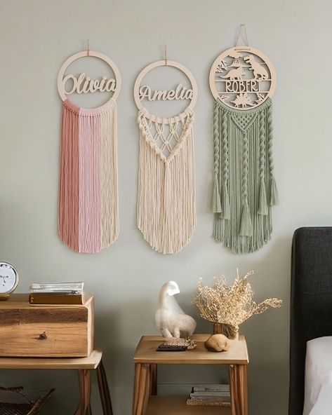 BeanDaikon Macrame | 😊 Get ready to knot your worries away with this calming macramé tutorial! Tag your friends and let's enjoy some therapeutic crafting time … | Instagram Macrame Name, Diy Boho, Macrame Hanger, Macrame Tutorial, Creative Skills, Tag Your Friends, Name Sign, Craft Kits, Get Ready