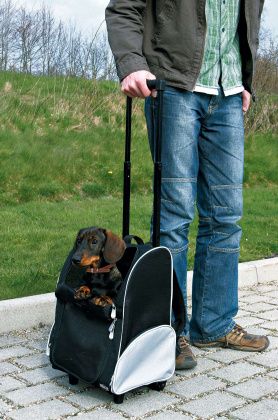 TRIXIE Trolley for Transporting Dogs, Backpack, Trolley Suitcase Trolly Bag, Dog Backpack Carrier, Designer Dog Carriers, Dog Backpack, Dog Leads, Dog Carrier, Snow Shovel, Live Long, Pet Supplies Dog