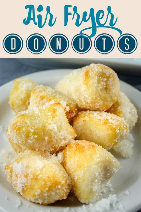 Air Fryer Donuts, Air Fryer Recipes Breakfast, Air Fryer Recipes Dessert, Air Fryer Recipes Snacks, Chinese Buffet, Air Fryer Desserts, Cooks Air Fryer, Air Fryer Ideas, Fun Dessert