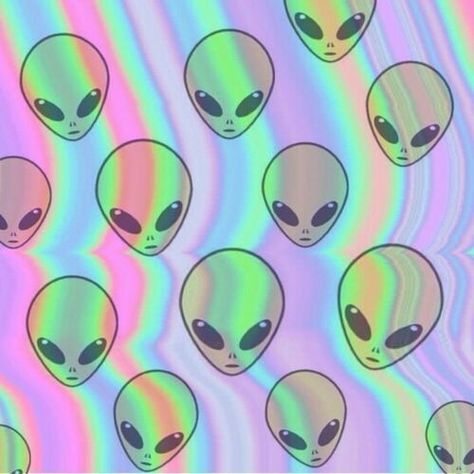 many pastel colours. alien overlay. #2. Alien Tumblr, Tumblr Aliens, 90s Background, Trippy Alien, Space Grunge, Iphone Wallpaper For Guys, Alien Aesthetic, Tumblr Backgrounds, Pastel Grunge