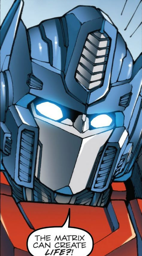 Optimus Prime Comic, Optimus Prime Art, Transformers Comics, Optimus Prime Transformers, Transformers Idw, Orion Pax, Transformers Cybertron, Star Wars Background, Blue Emoji