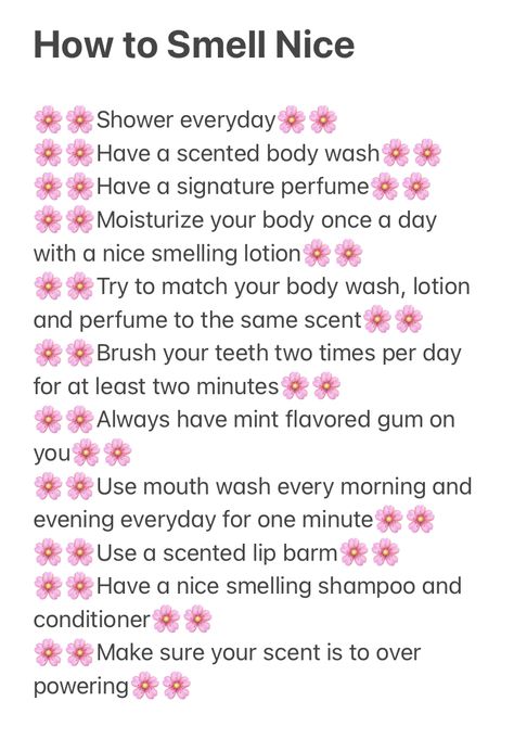 I always more confident when I know I smell great. (My pin so if you are gonna use it please give cerdit thank you) How To Always Smell Good, How To Smell Good, To Smell Good, Skincare Recipes, Watermelon Day, School Starts, New Year New Me, Sweet Smell, Clean Body