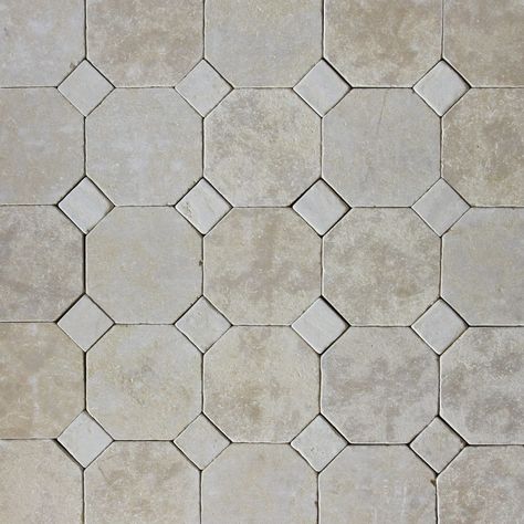 Meknes 8x8 Octagon | Moroccan Limestone Series - Largest Natural Stone Imported in the U.S. Southeast Octagon Tile Bathroom Floor, Octagon Tile Bathroom, Octagon Tile, Couples Retreat, Antique Brick, Glazed Brick, Matte Tile, Limestone Tile, House Tiles