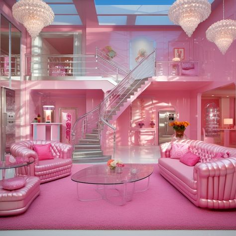 Beautiful Dorm Room, 80s Interior Design, Pink Living Room Decor, 80s Interior, Luxury Houses Mansions, Barbie Room, Cosy Room, Pink Living Room, Pastel Room