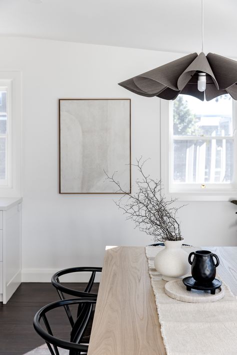 Dark Floorboards, Veneer Flooring, Dark Dining Room, Wooden Wall Lights, Neutral Dining Room, Flexible Wood, American Farmhouse Style, L Design, Farmhouse Renovation