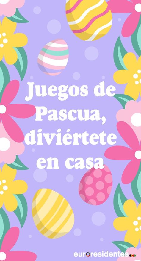 Los niños adoran los juegos y ahora tenemos la ocasión de poder jugar y disfrutar mucho de nuestro peques y que mejor manera que hacerlo en familia con juegos educativos para que estimulen sus habilidades, todos ellos basados en la temática de Pascua. #pascua #easter #semanasanta #jesus #dios #happyeaster #iglesia Pascuas Ideas, Abc Activities, Easter Games, Baby Boy Shower, Preschool, Baby Shower, Easter, Crochet, Art