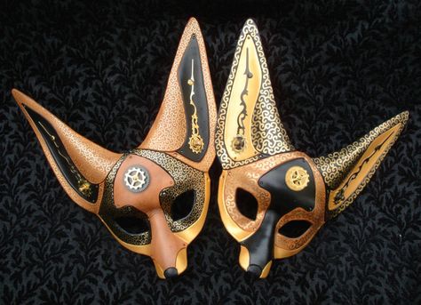 Fox Masks, Chinese Mask, Mascaras Halloween, Kitsune Mask, Fox Mask, Fennec Fox, Leather Mask, Mask Ideas, Masquerade Masks