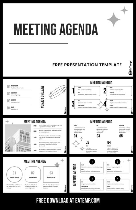 PowerPoint Meeting Agenda Template - Free PowerPoint Templates, Google Slides, Figma Deck And Resume Powerpoint Agenda Slide, Agenda Slide Design, Agenda Design, Free Powerpoint Templates, Meeting Agenda Template, Wish Granted, Meeting Agenda, Google Slides Theme, Agenda Template