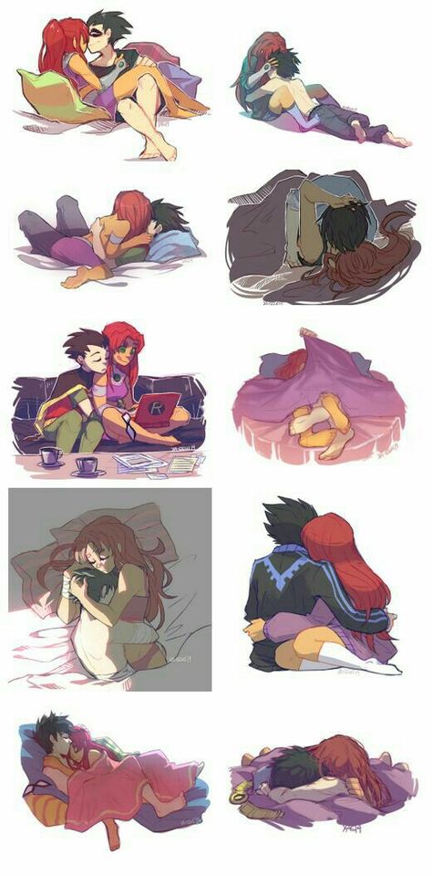 IIII SSSSHHHIIIIIIIIIIPPPPP IIIIIIITTT!!!!! Robin Starfire, Teen Titans Love, Star Fire, Nightwing And Starfire, Original Teen Titans, Teen Titans Fanart, Teen Titan, Funny Couple, Ship It