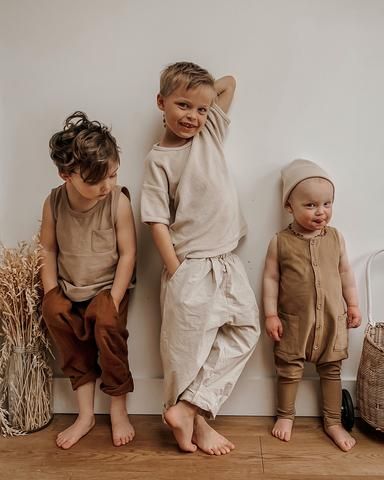 Anchoring Down Into Our Daily Rhythms – The Simple Folk Perfect Capsule Wardrobe, Stylish Kids Outfits, Summer Trousers, Boho Kids, Boxy Tee, Natural Baby, Stylish Kids, Baby Fever, Kids Wear