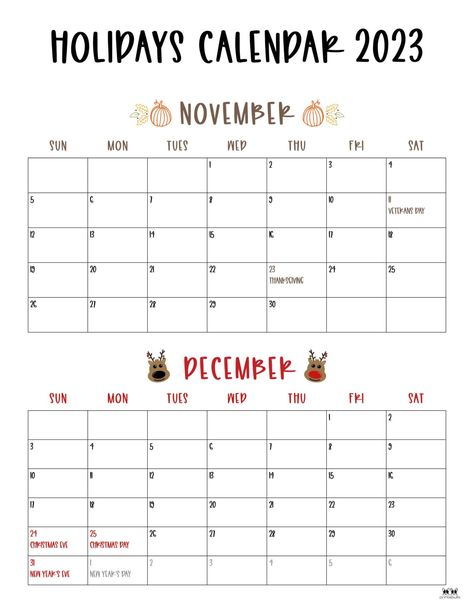 Choose from 8 November-December 2023 Calendars or 4 November-January calendars to plan out all of your busy holiday season. 100% FREE. Print from home! November December Calendar 2023, Thanksgiving Shopping List, Dear Santa Letter, January Calendar, Monthly Planner Template, November Month, December Calendar, Aesthetic Roses, 12 November