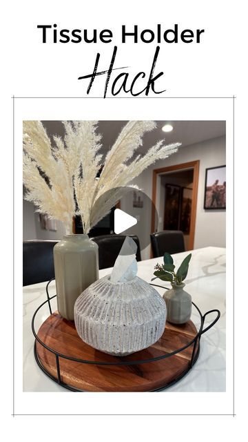 Sara Walter - Fashbrash101 on Instagram: "Tissue Holder Hack!

Linkd up several vases in stories to use and on my Amazon Storefront. Link in bio 

#home #hacks #homedecor #summerdecor #falldecor #decor #vases #tissuebox" Creative Tissue Holder, Tissue Holder Ideas, Amazon Storefront, Tissue Holder, Amazon Home, Tissue Holders, Pottery Vase, Home Hacks, Tissue Boxes