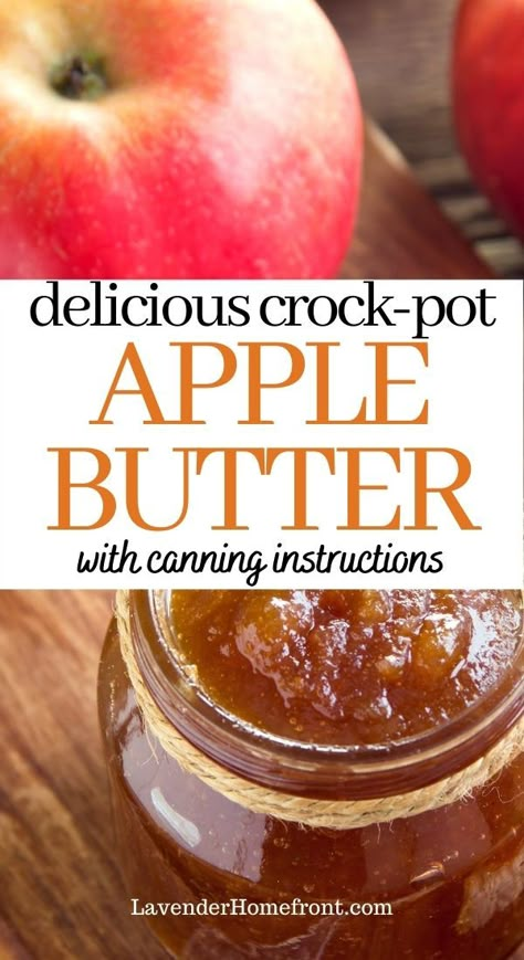 Crockpot Apple Butter Recipe Canning, Apple Butter Crockpot Recipes, Slow Cooker Apple Butter Canning, How To Make Apple Butter Crock Pots, Freezer Apple Butter Crock Pot, Apple Butter From Applesauce Crock Pot, Slow Cooker Apple Butter Recipe, Canning Apple Butter Recipe, Canning Recipes Apple Butter