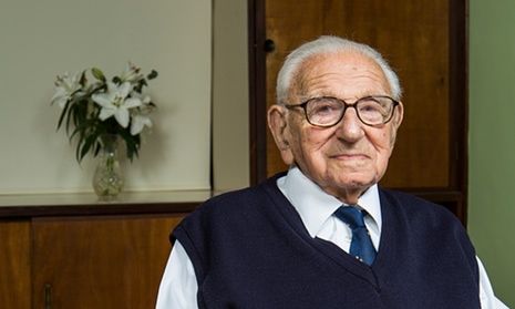 Sir Nicholas Winton photographed in 2014 Irena Sendler, British Man, British Men, Second World, Inspirational People, Worlds Of Fun, The Guardian, Prague, First World