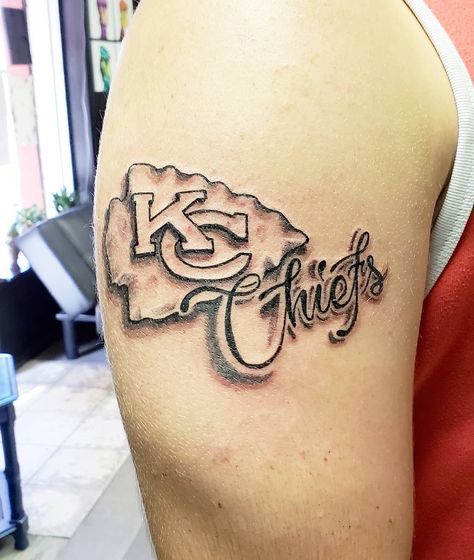 Chief Tattoo For Women, Patrick Mahomes Tattoo, Chiefs Tattoo Kansas City, Kansas City Chiefs Tattoo Ideas, Kansas City Chiefs Tattoo For Women, Kansas City Tattoo, Kc Chiefs Tattoo For Women, Kc Chiefs Tattoo, Kansas City Chiefs Tattoo