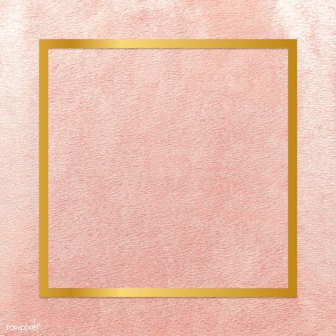 Gold square frame on a rose gold background | premium image by rawpixel.com / marinemynt Everyday Rose Gold Square Pendant Jewelry, Formal Rose Gold Square Pendant Jewelry, 14k Rose Gold Square Pendant Jewelry, Golden Rose Background, File Labels, Rose Gold Background, Rose Gold Backgrounds, Metal Pattern, Rose Gold Square