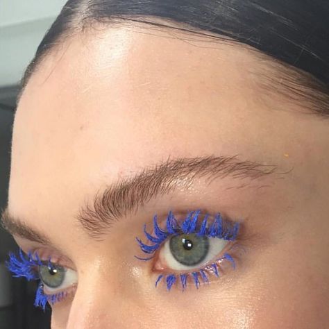 Blue Eyelashes, Blue Lashes, Makeup Idea, Kesha, Make Up Looks, Manicure Y Pedicure, Editorial Makeup, Blue Eye Makeup, Makeup Goals