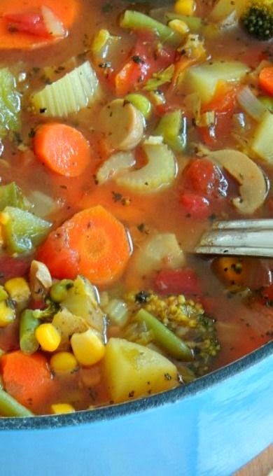 Loaded Vegetable Soup Turkey Soup, Vegetable Soup Recipes, Winter Soups, Soup And Sandwich, Easy Soups, Vegetable Soup, Delicious Soup, Stew Recipes, Biryani