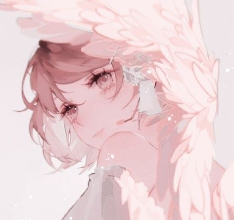 Angel Icon, Pretty Drawings, Cute Profile Pictures, Pink Art, Aesthetic Icon, 영감을 주는 캐릭터, Izuku Midoriya, Girl Icons, 그림 그리기